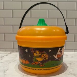 Vintage 1999 McDonald’s Orange Halloween Bucket